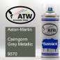 Preview: Aston-Martin, Cairngorm Grey Metallic, 9570: 400ml Sprühdose, von ATW Autoteile West.